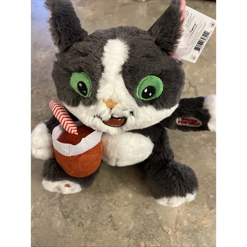 Posicat by TheraPurrs, Plush Cat, Interactive Wise-Cracking Stress Relief /Works
